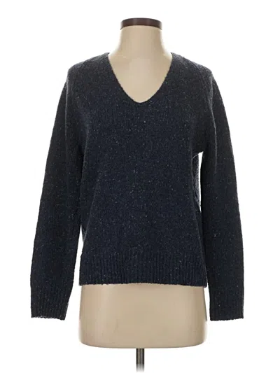 Pre-owned Vince Wool Pullover Sweater In Blue