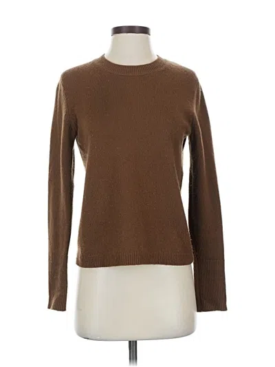 Pre-owned Vince Wool Pullover Sweater In Brown