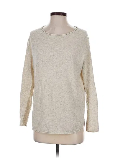 Pre-owned Vince Wool Pullover Sweater In Gold
