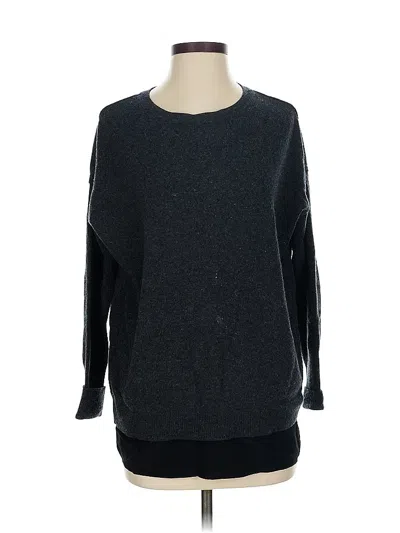 Pre-owned Vince Wool Pullover Sweater In Gray