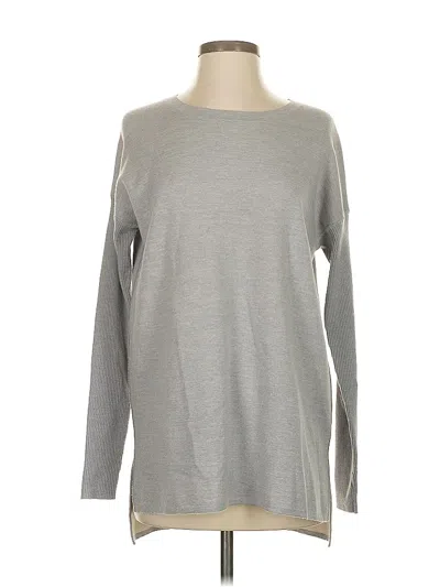 Pre-owned Vince Wool Pullover Sweater In Gray