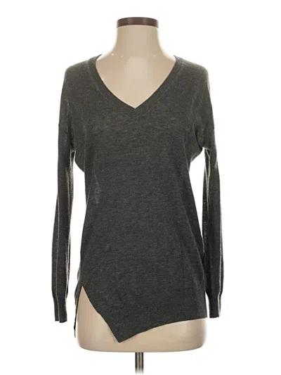 Pre-owned Vince Wool Pullover Sweater In Gray