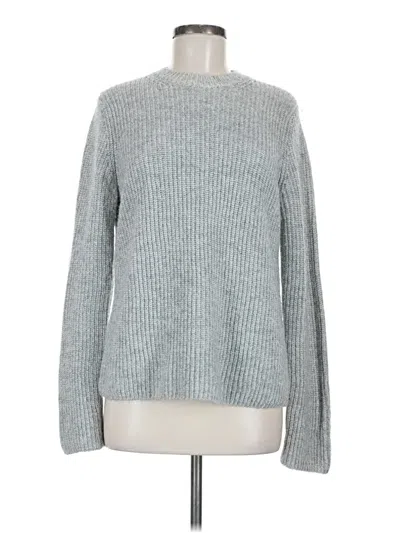 Pre-owned Vince Wool Pullover Sweater In Gray