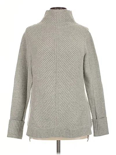 Pre-owned Vince Wool Pullover Sweater In Gray