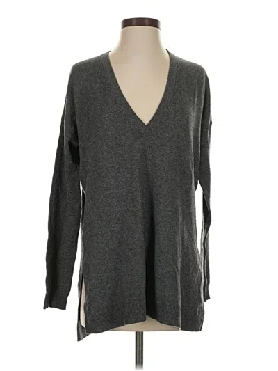 Pre-owned Vince Wool Pullover Sweater In Gray