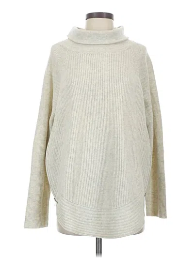 Pre-owned Vince Wool Pullover Sweater In Silver