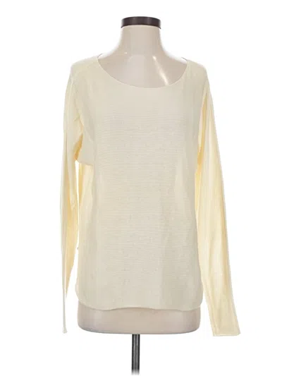 Pre-owned Vince Wool Pullover Sweater In White