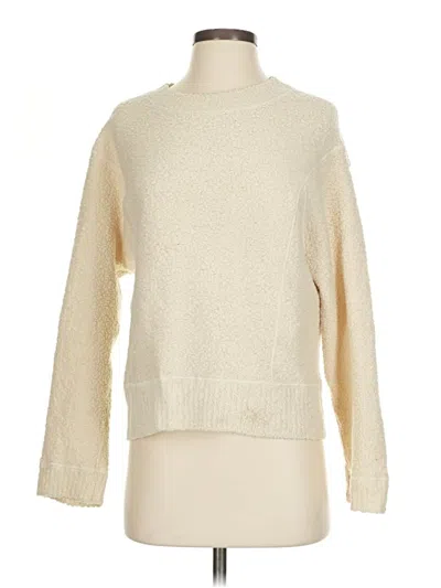 Pre-owned Vince Wool Pullover Sweater In White
