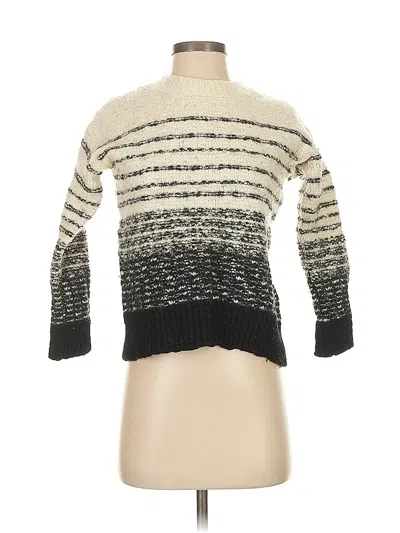 Pre-owned Vince Wool Pullover Sweater In White
