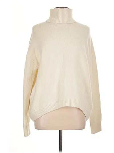 Pre-owned Vince Wool Pullover Sweater In White