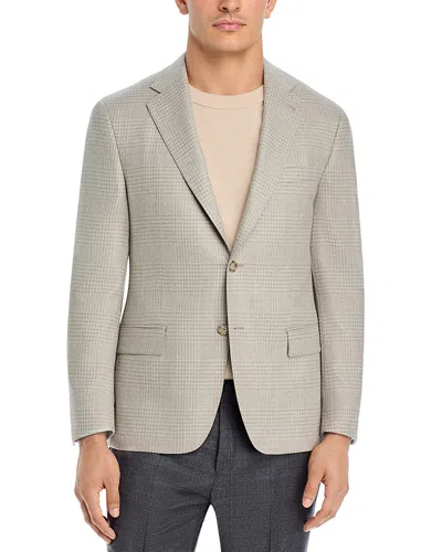 Vince Wool Regular Fit Jacket In Gray