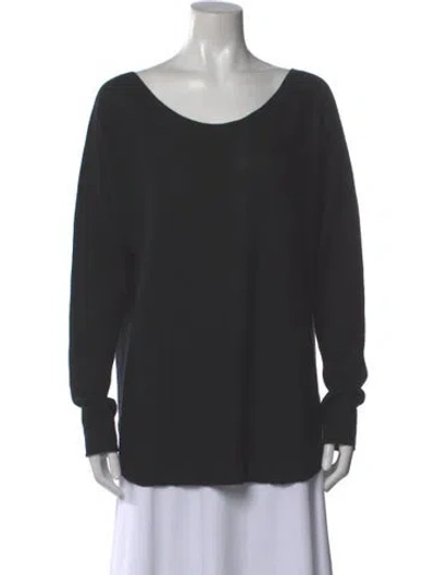 Pre-owned Vince Wool Scoop Neck Sweater In Gray