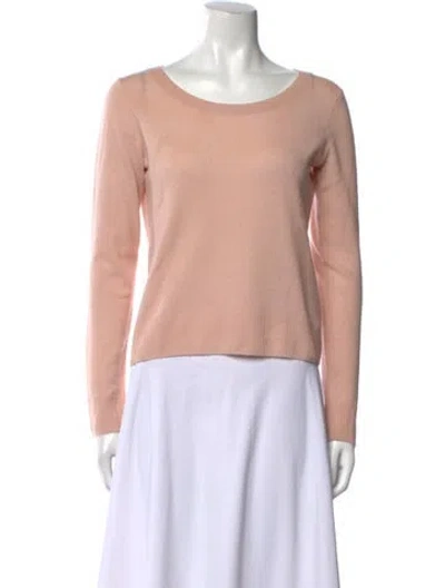 Pre-owned Vince Wool Scoop Neck Sweater In Pink