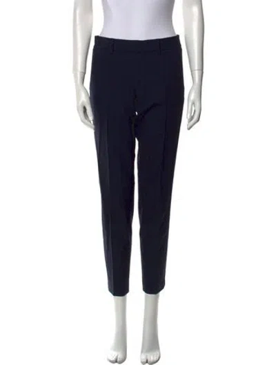 Pre-owned Vince Wool Skinny Leg Pants In Gray