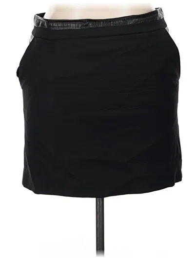 Pre-owned Vince Wool Skirt In Black