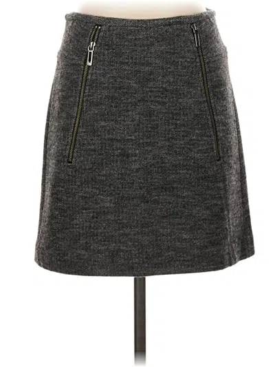 Pre-owned Vince Wool Skirt In Gray