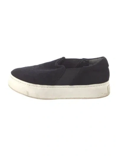 Pre-owned Vince Wool Sneakers In Black
