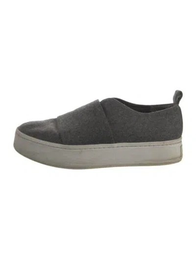 Pre-owned Vince Wool Sneakers In Gray