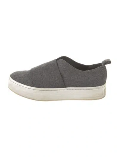 Pre-owned Vince Wool Sneakers In Gray