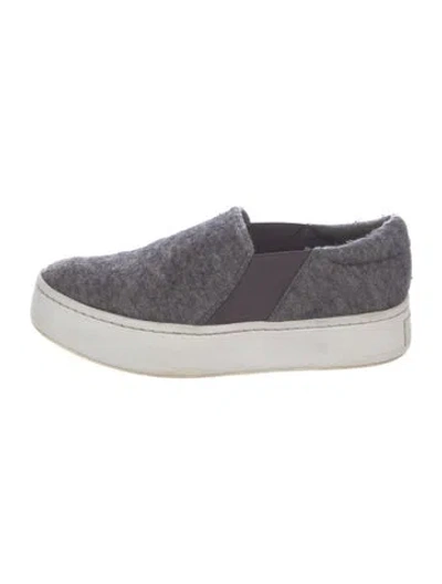Pre-owned Vince Wool Sneakers In Gray