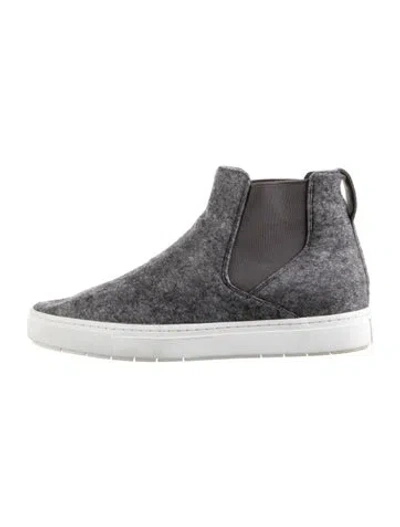 Pre-owned Vince Wool Sneakers In Green
