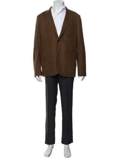 Pre-owned Vince Wool Sport Coat In Brown