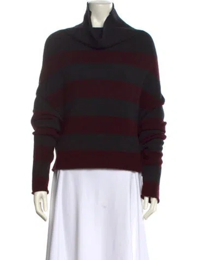 Pre-owned Vince Wool Striped Sweater In Multi