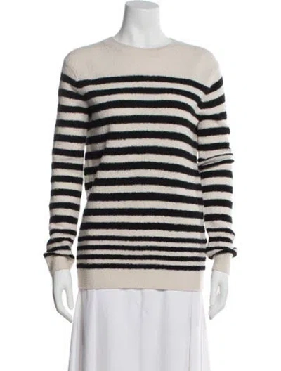 Pre-owned Vince Wool Striped Sweater In Neutral