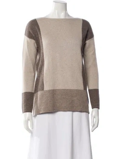 Pre-owned Vince Wool Striped Sweater In Neutral