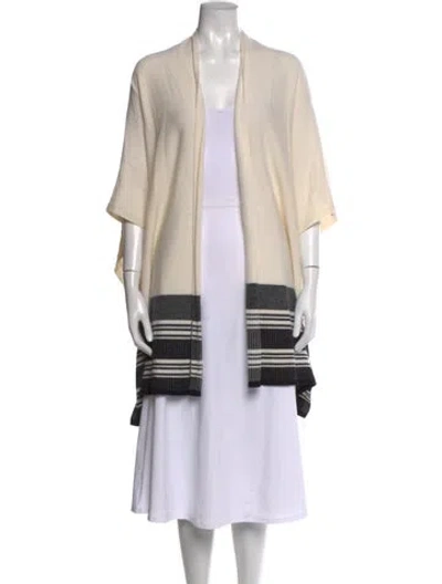 Pre-owned Vince Wool Striped Sweater In Neutral