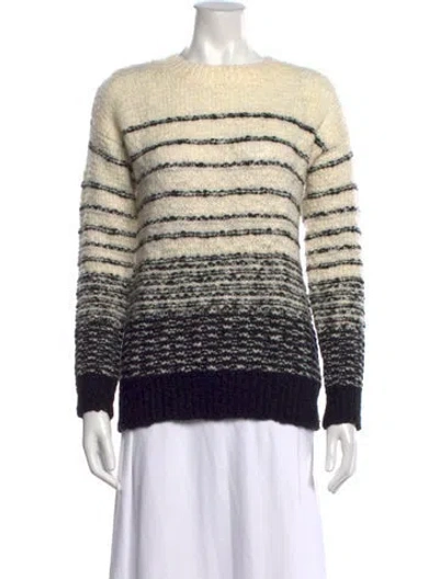 Pre-owned Vince Wool Striped Sweater In Neutral