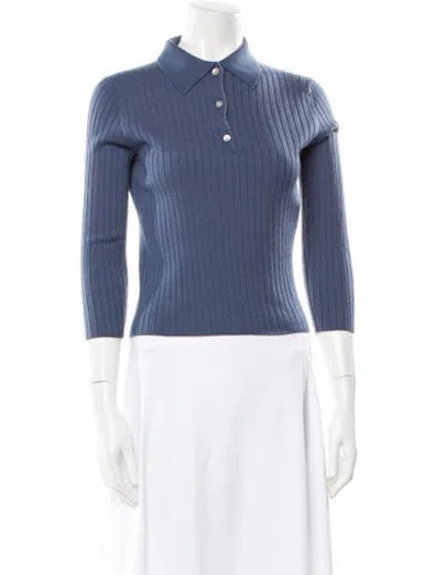 Pre-owned Vince Wool Sweater In Blue