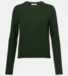 Vince Wool Sweater In Green