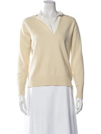 Pre-owned Vince Wool Sweater In Neutral