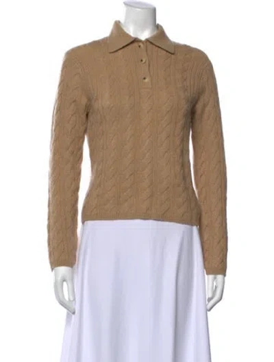 Pre-owned Vince Wool Sweater W/ Tags In Brown