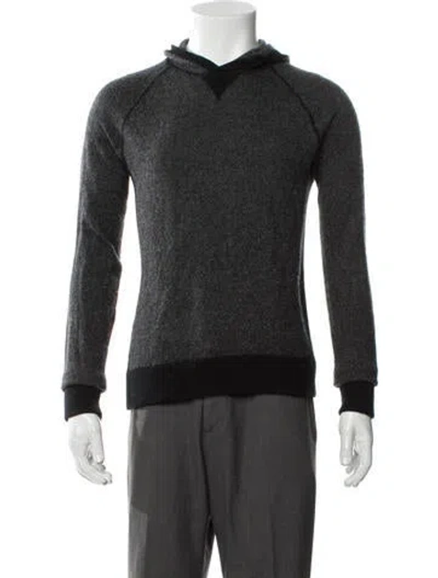 Pre-owned Vince Wool Turtleneck Polo Sweater In Gray