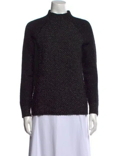 Pre-owned Vince Wool Turtleneck Sweater In Black