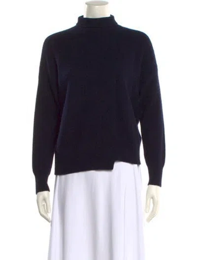 Pre-owned Vince Wool Turtleneck Sweater In Black
