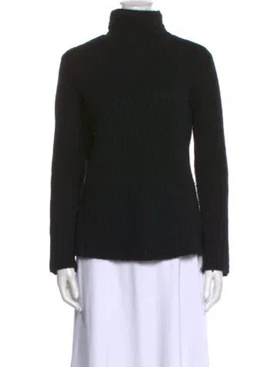 Pre-owned Vince Wool Turtleneck Sweater In Blue