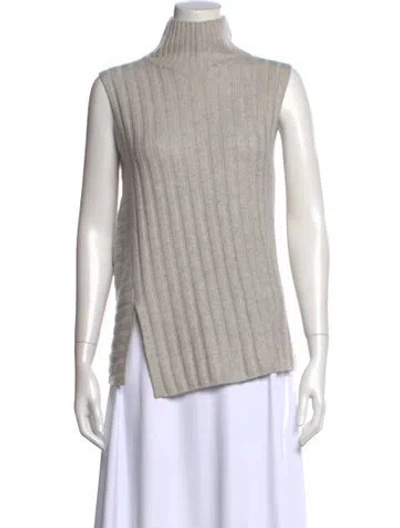 Pre-owned Vince Wool Turtleneck Sweater In Gray