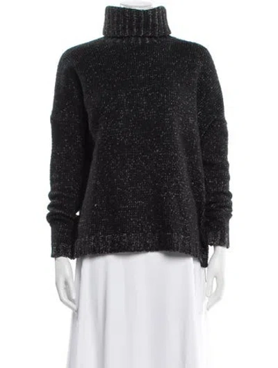 Pre-owned Vince Wool Turtleneck Sweater In Gray
