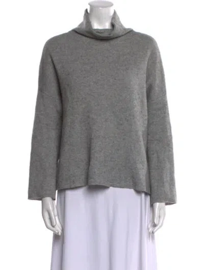 Pre-owned Vince Wool Turtleneck Sweater In Gray