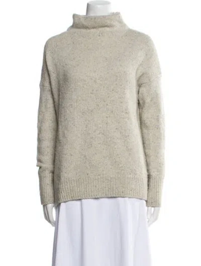 Pre-owned Vince Wool Turtleneck Sweater In Gray