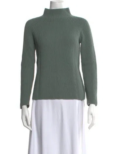 Pre-owned Vince Wool Turtleneck Sweater In Gray