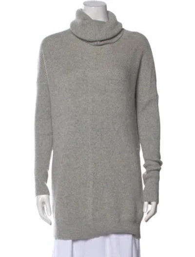 Pre-owned Vince Wool Turtleneck Sweater In Gray