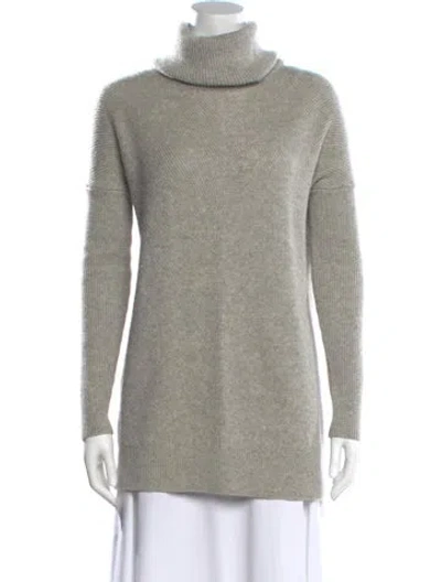 Pre-owned Vince Wool Turtleneck Sweater In Gray