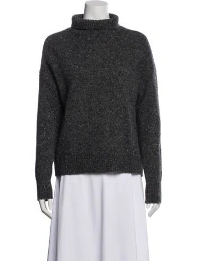 Pre-owned Vince Wool Turtleneck Sweater In Gray