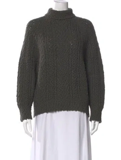 Pre-owned Vince Wool Turtleneck Sweater In Multi