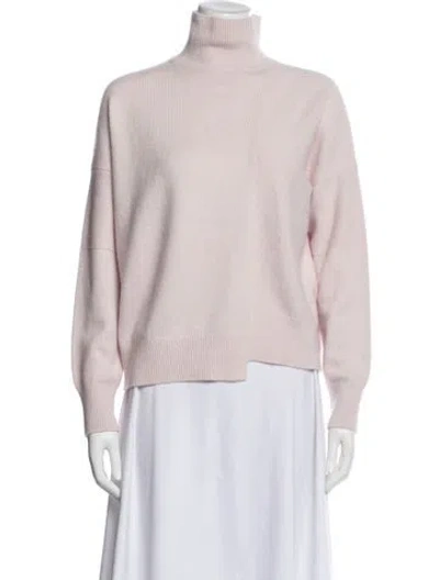 Pre-owned Vince Wool Turtleneck Sweater In Purple