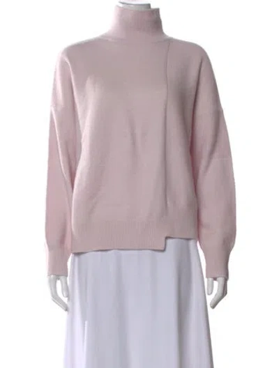 Pre-owned Vince Wool Turtleneck Sweater W/ Tags In Pink